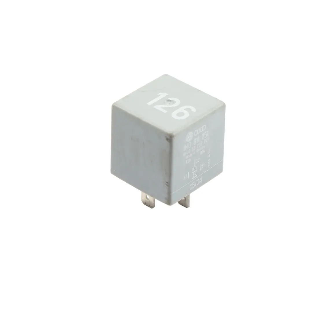 Audi Volkswagen Seat Skoda Relais 5 Pin 12V 10A - SKU 1H0911251 - Teilenummer 1H0911251