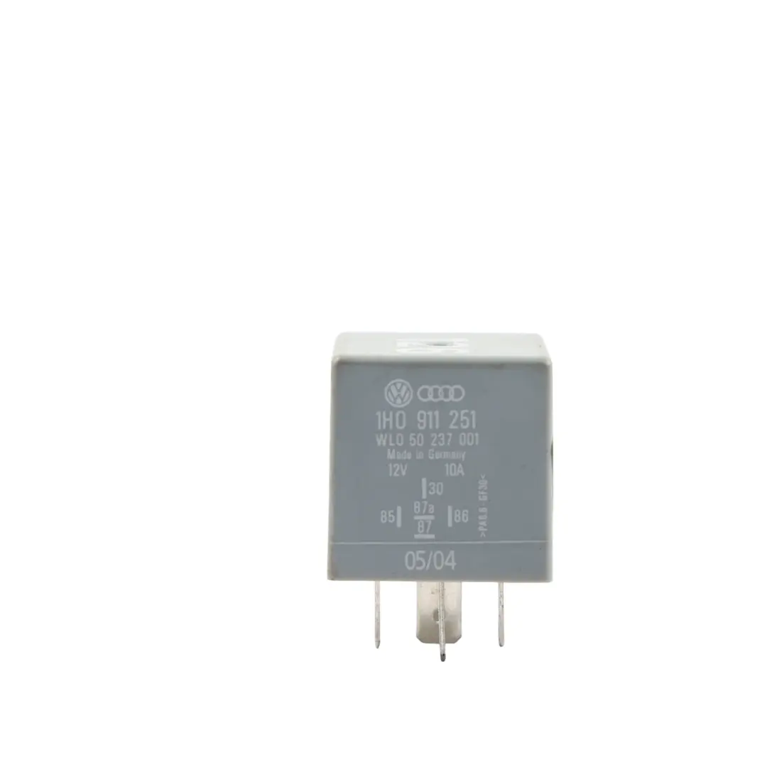Relais 5 Broches 12V 10A pour Audi Volkswagen Seat Skoda à propos du numéro de pièce 1H0911251 Audi Volkswagen Seat Skoda Relais 5 Broches 12V 10A - SKU 1H0911251 - Numéro de pièce 1H0911251