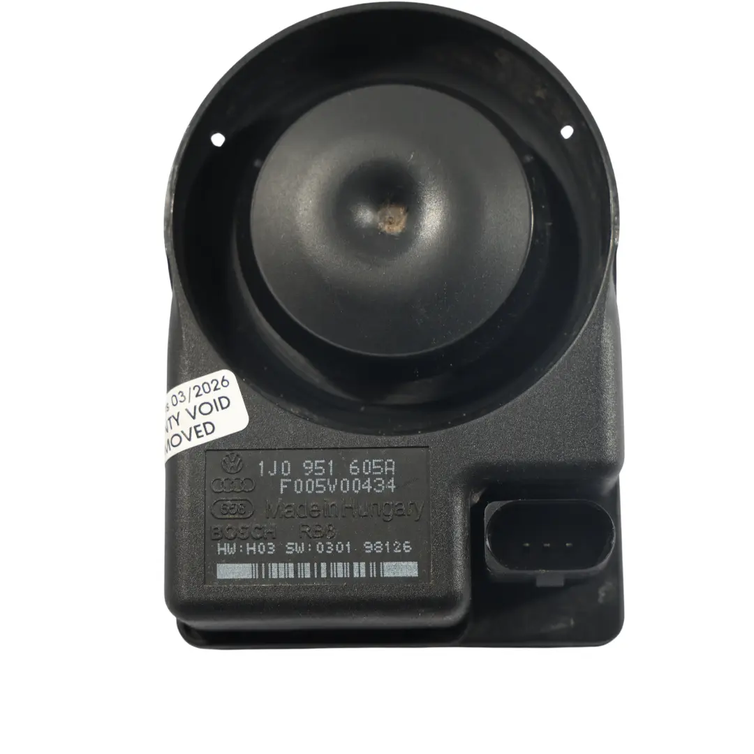 Volkswagen Transporter T5 Sistema Alarma Sirena Anti Robo - SKU 1J0951605A-1 - Número de pieza 1J0951605A