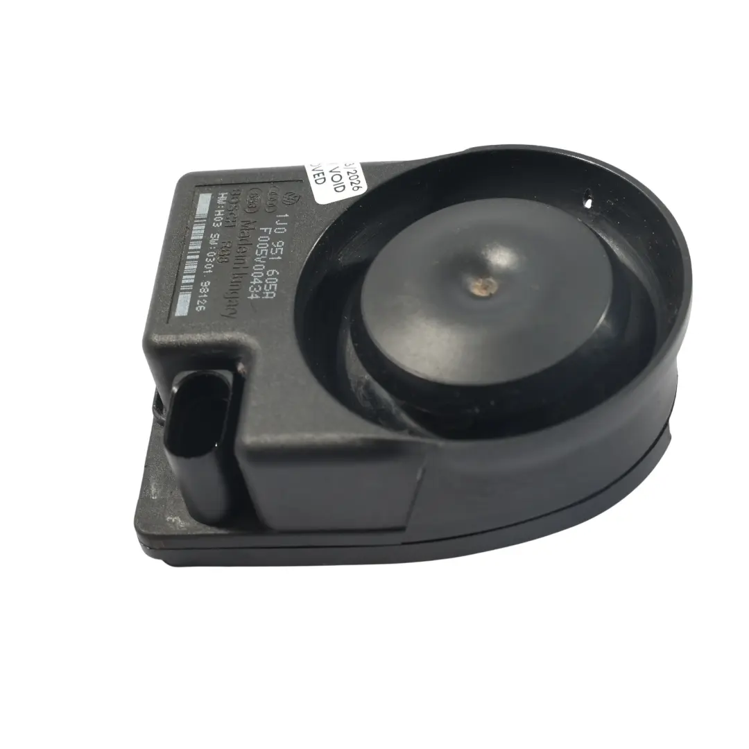 Sistema Alarma Sirena Anti Robo para Volkswagen Transporter T5 con número de pieza 1J0951605A Volkswagen Transporter T5 Sistema Alarma Sirena Anti Robo - SKU 1J0951605A-1 - Número de pieza 1J0951605A