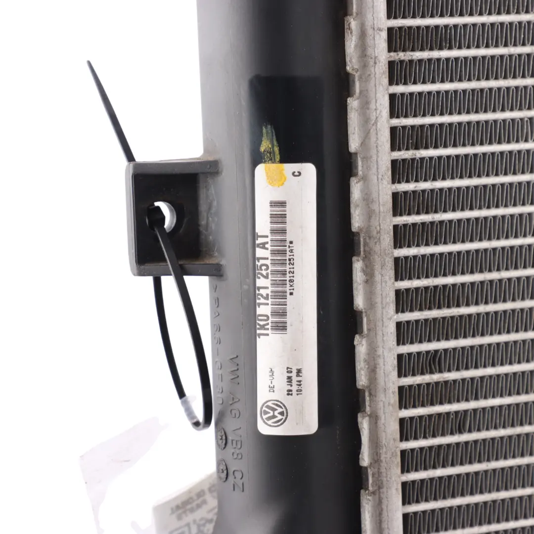 1K Audi A3 S3 Engine Radiator Water Cooler to Volkswagen Jetta Golf with Part number 1K0121251AT Volkswagen Jetta Golf 1K Audi A3 S3 Engine Radiator Water Cooler - SKU 1K0121251AT - Part number 1K0121251AT