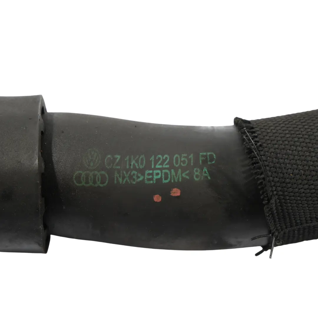 Radiator Coolant Pipe Hose Line to Audi A3 8P 1.8 2.0 TFSI Petrol with Part number 1K0122051FD Audi A3 8P 1.8 2.0 TFSI Petrol Radiator Coolant Pipe Hose Line - SKU 1K0122051FD - Part number 1K0122051FD