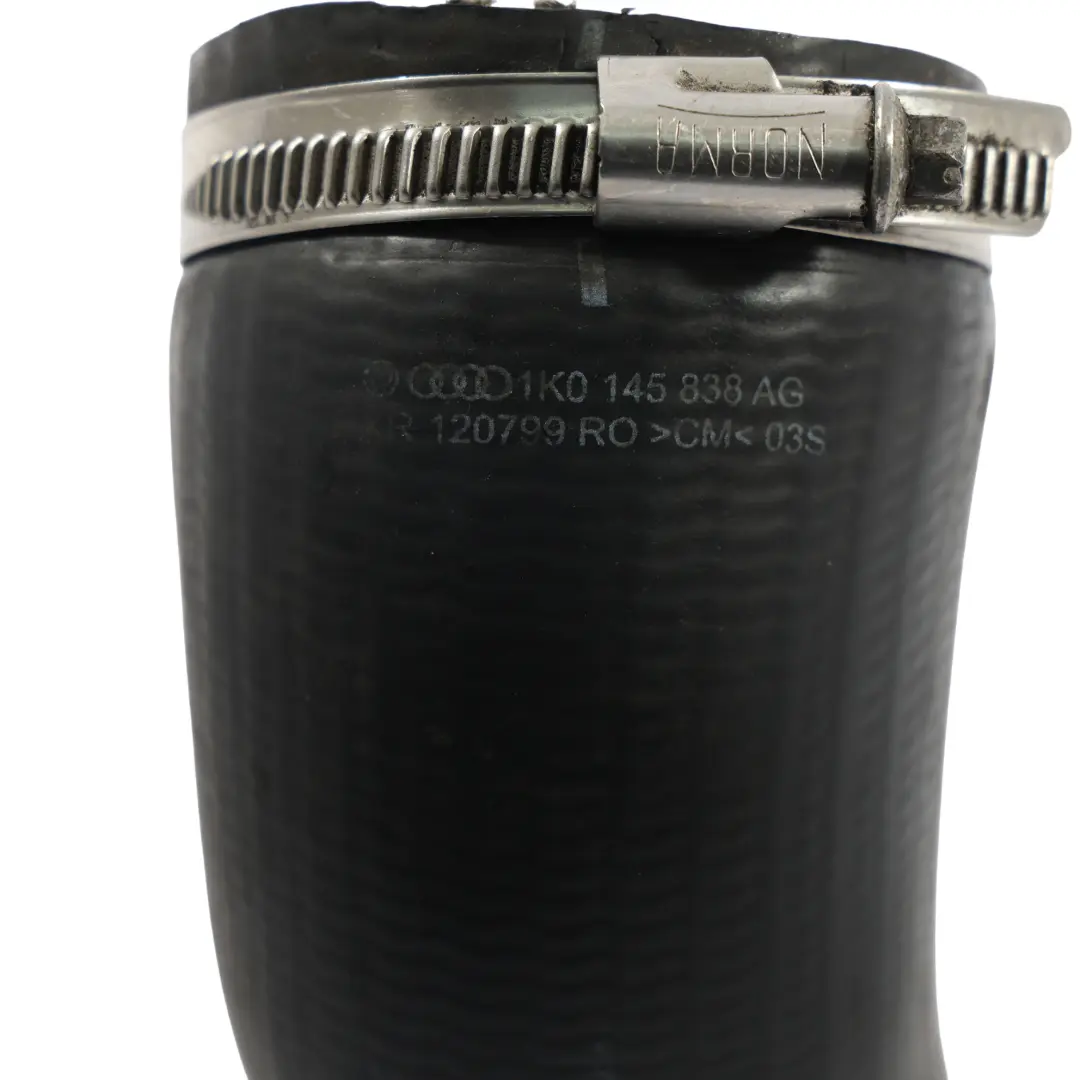 Volkswagen Golf Mk6 5K Tubo Flexible Carga Aire Intercooler 2.0 TFSI - SKU 1K0145838AG - Número de pieza 1K0145838AG