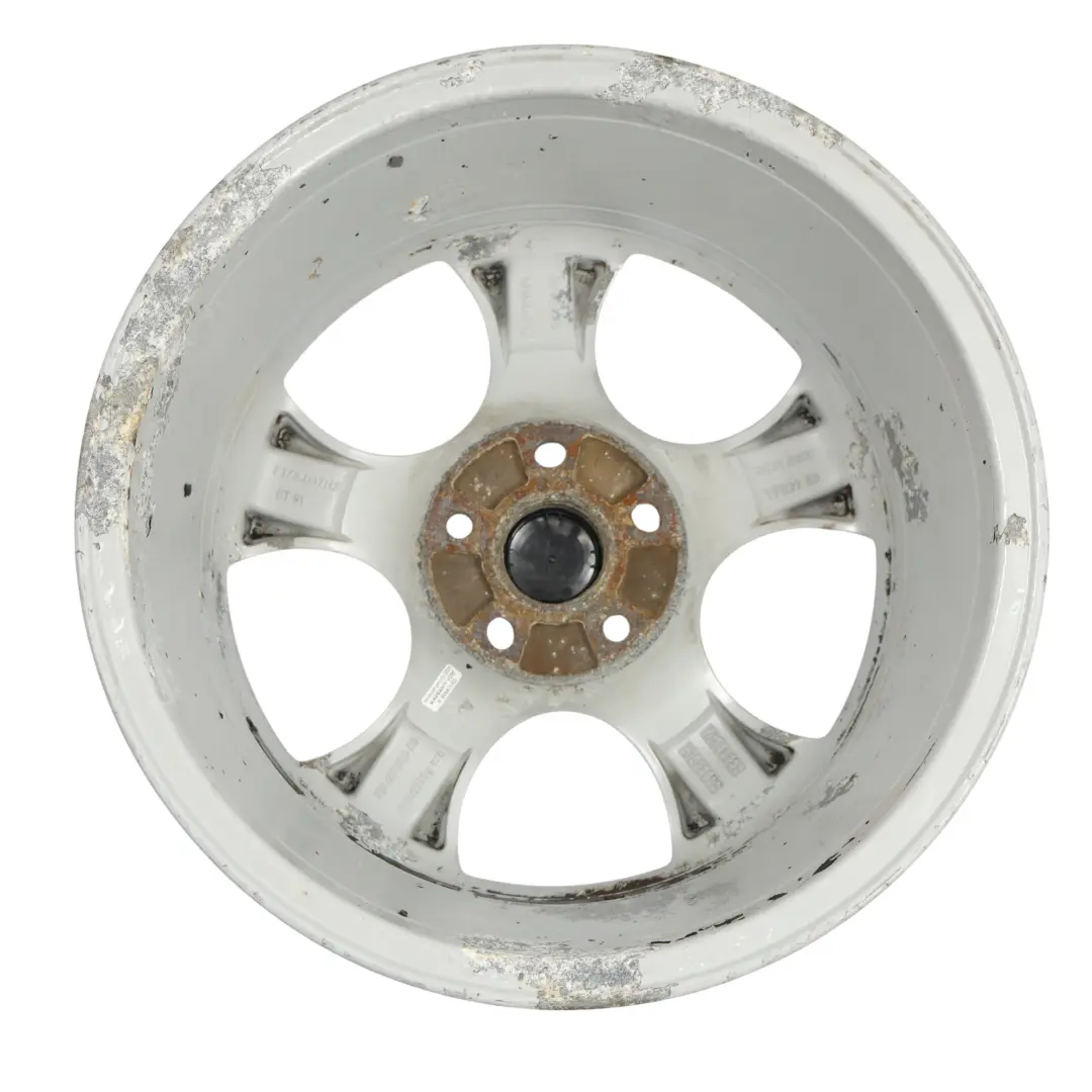 VW Volkswagen Golf Mk5 GTI Silberne Leichtmetallfelge 17" ET:51 7.5J - SKU 1K0601025AC-1 - Teilenummer 1K0601025AC