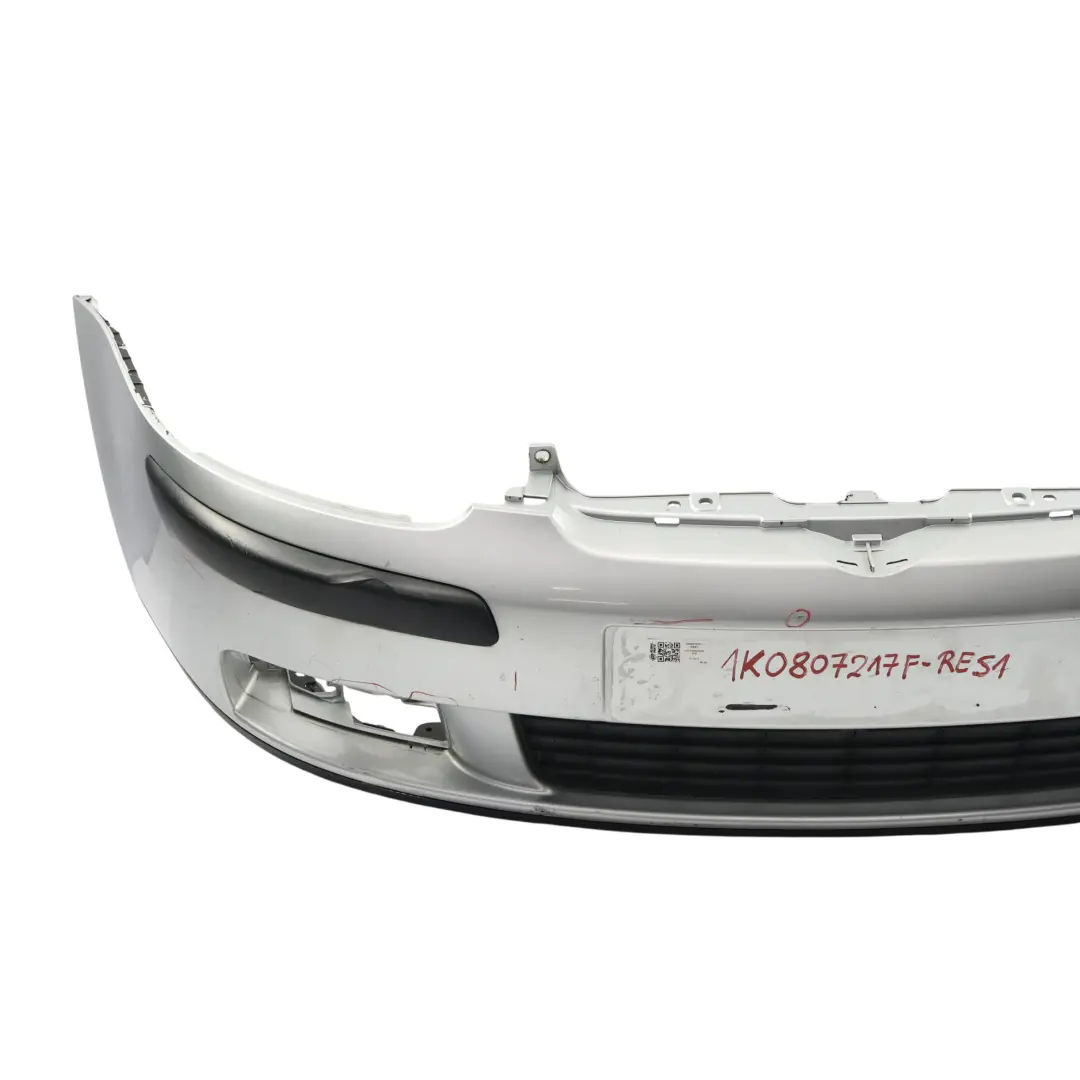 Volkswagen VW Golf Mk5 Bumper Front Trim Panel Cover Reflex Silver Metallic A7W - SKU 1K0807217F-RES1 - Part number 1K0807217F