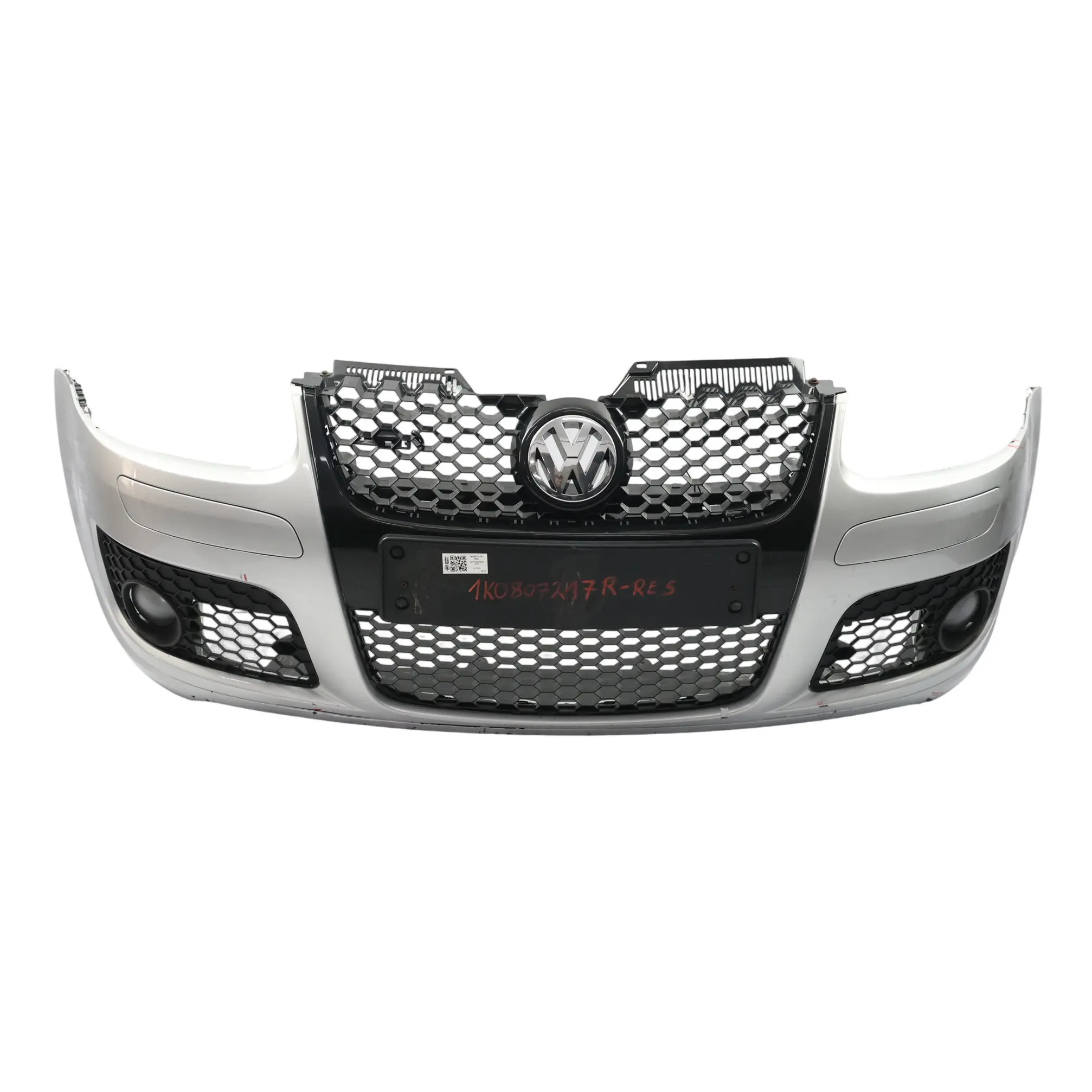 Volkswagen VW Golf Mk6 Front Bumper GTI Trim Panel Cover Reflex Silver - A7W