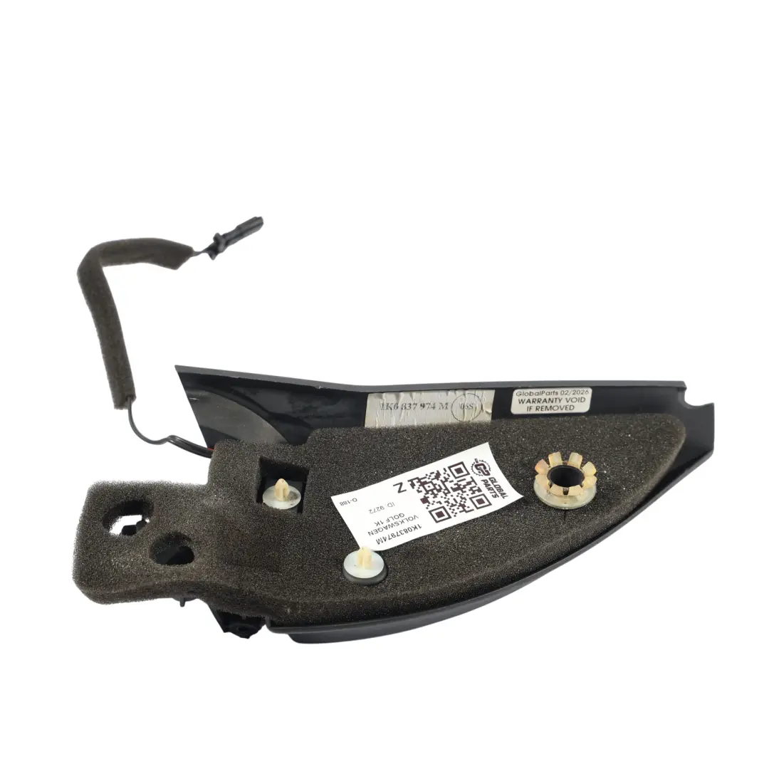 Mk5 Copertura Triangolare Per Tweeter Anteriore Destro per VW Golf con numero di parte 1K0837974M VW Golf Mk5 Copertura Triangolare Per Tweeter Anteriore Destro - SKU 1K0837974M - Numero di parte 1K0837974M