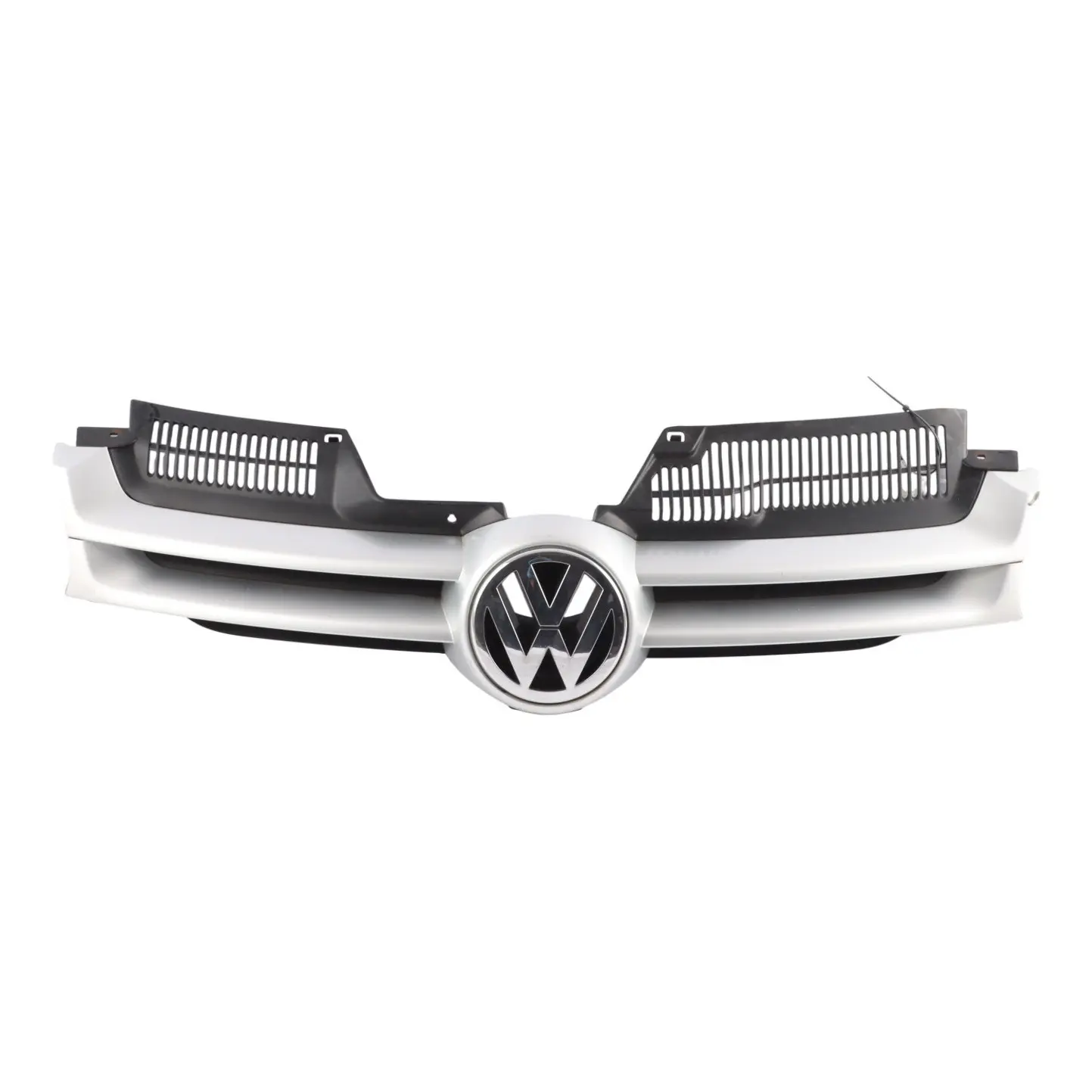 Volkswagen Golf 1K Bumper Grille Panel Front Centre Emblem Reflex Silver - A7W