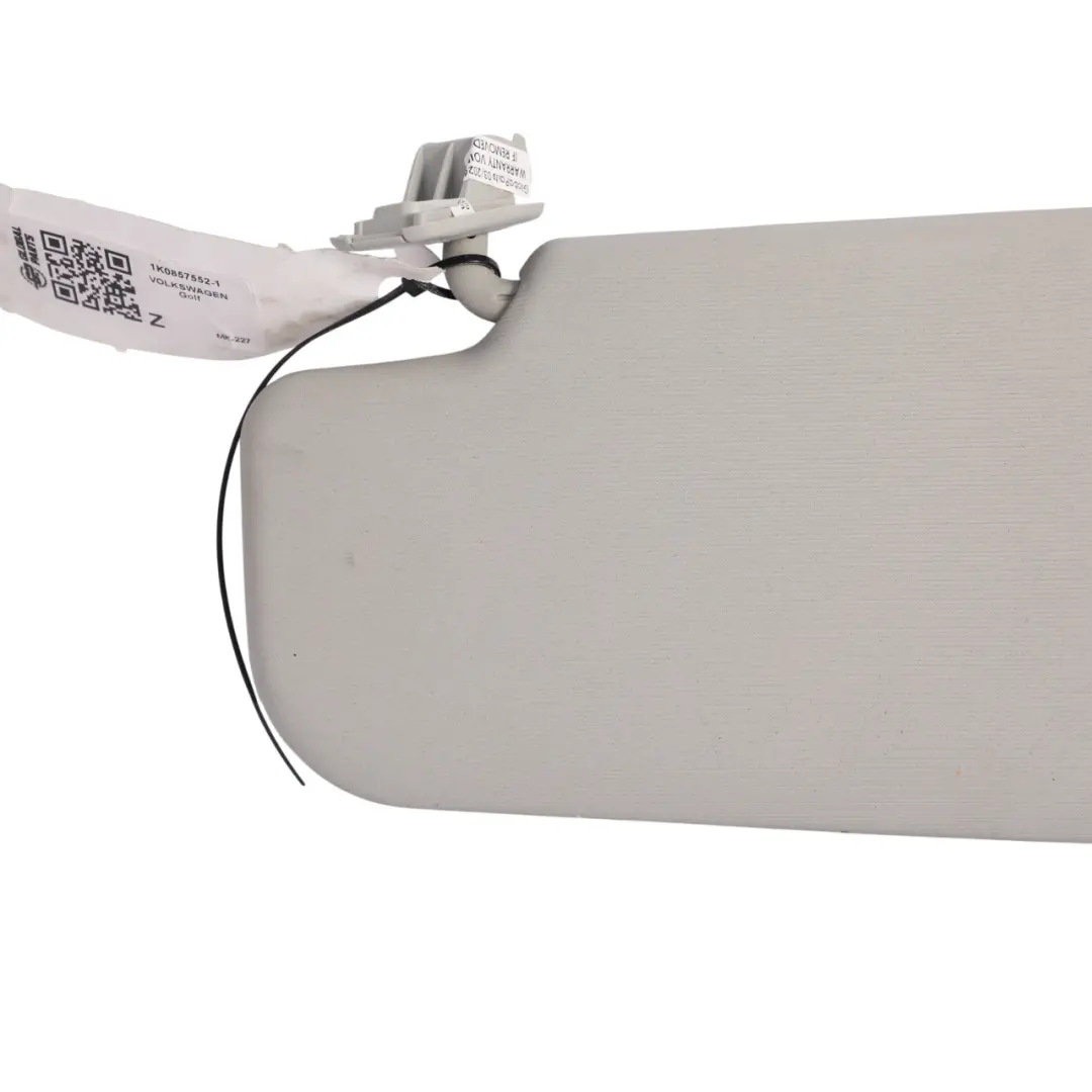 VW Volkswagen Golf Mk6 Sun Visor Mirror Sunshade Flap Right O/S Grey - SKU 1K0857552-1 - Part number 1K0857552