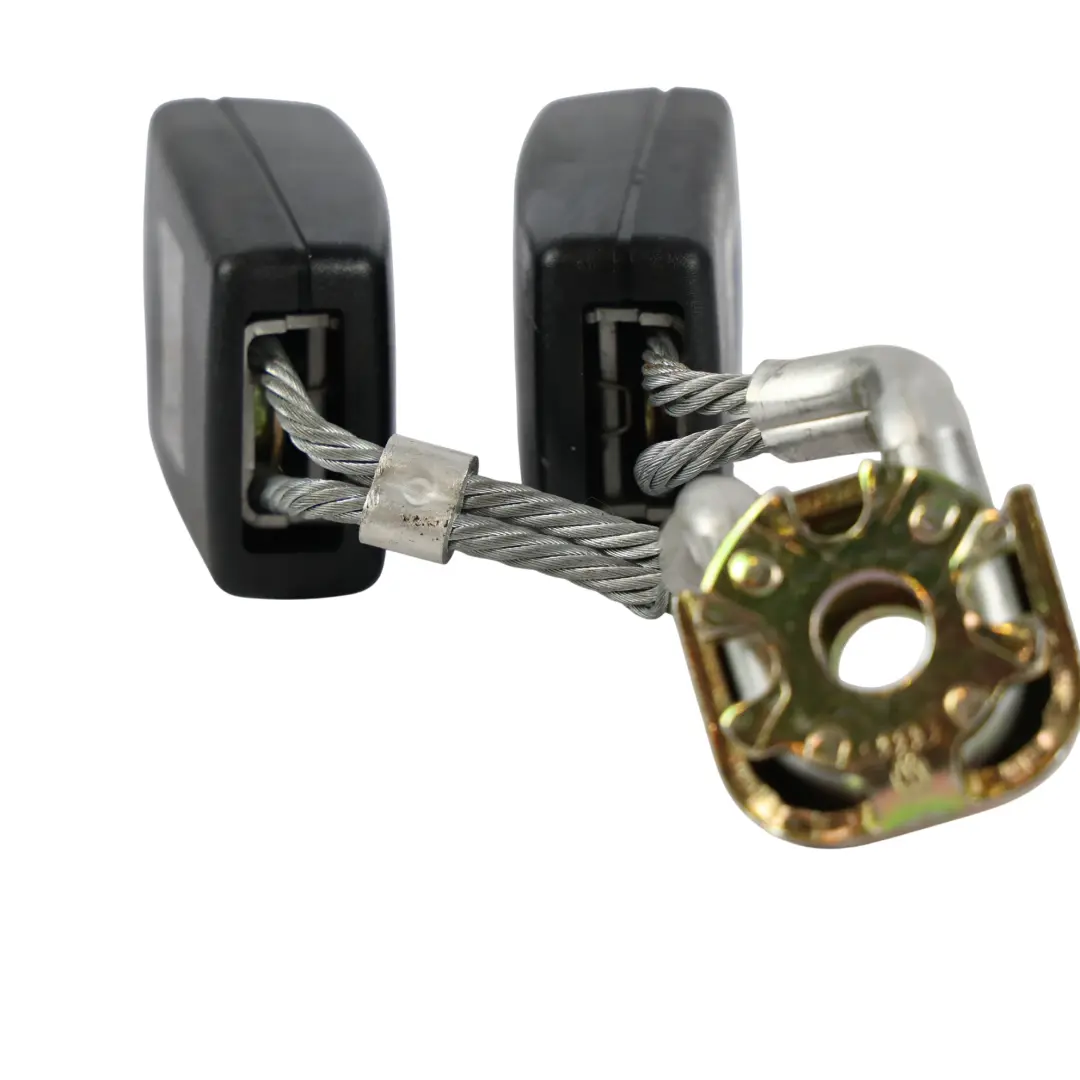 VW Golf Mk5 Rear Bench Seat Belt Double Buckle Latch Centre Left N/S - SKU 1K0857739D - Part number 1K0857739D