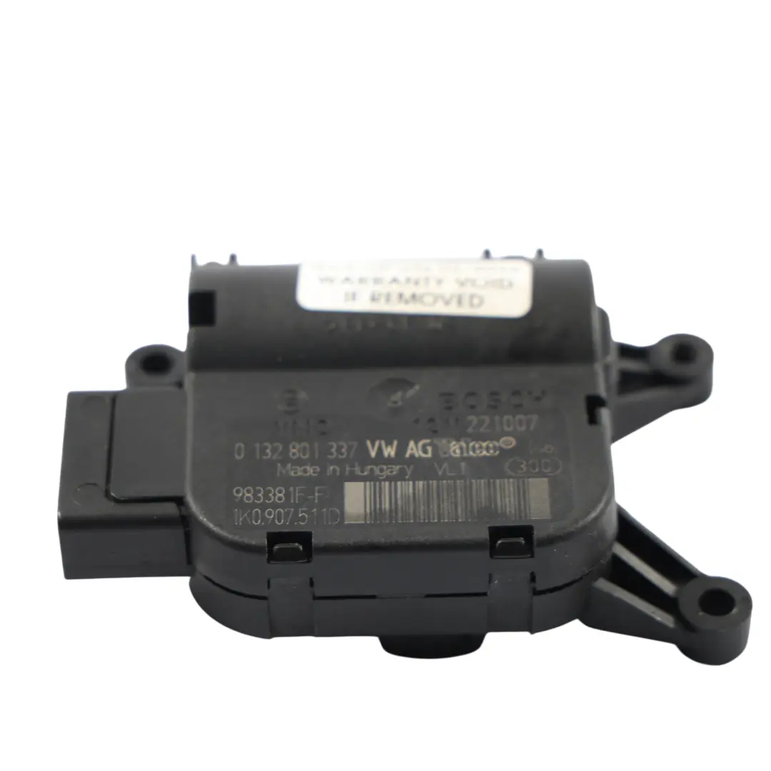 Actionneur Moteur Positionnement Volet Chauffage pour Audi A3 8P TT 8J à propos du numéro de pièce 1K0907511D Audi A3 8P TT 8J Actionneur Moteur Positionnement Volet Chauffage - SKU 1K0907511D - Numéro de pièce 1K0907511D