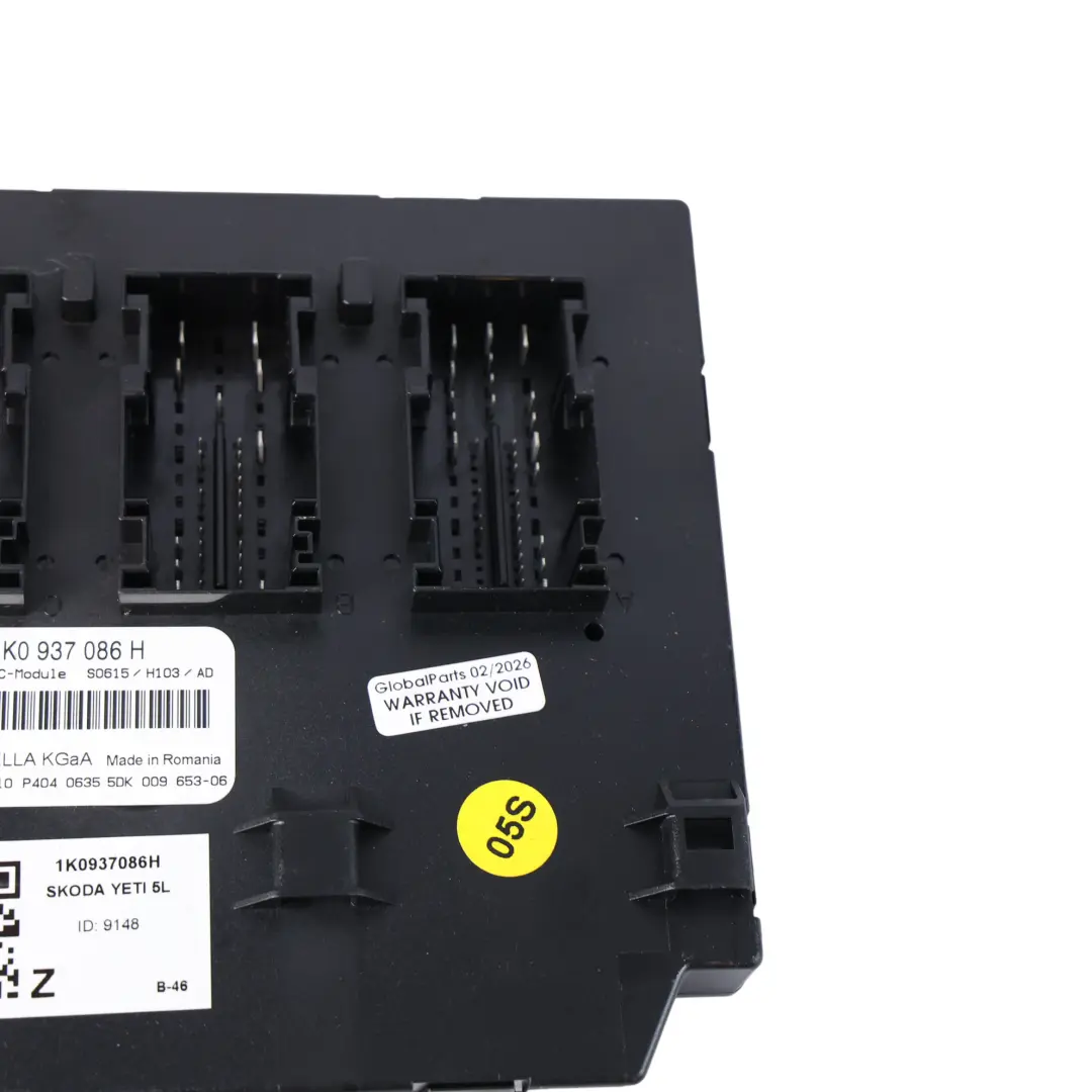 Body Control Control Convenience Unit BCM ECU to Skoda Yeti 5L with Part number 1K0937086H Skoda Yeti 5L Body Control Control Convenience Unit BCM ECU - SKU 1K0937086H - Part number 1K0937086H
