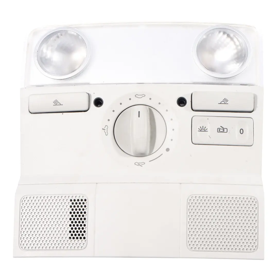 VW Golf Mk5 Jetta Mk5 Panel Control Luces Interiores Techo Gris - SKU 1K0947105S - Número de pieza 1K0947105S