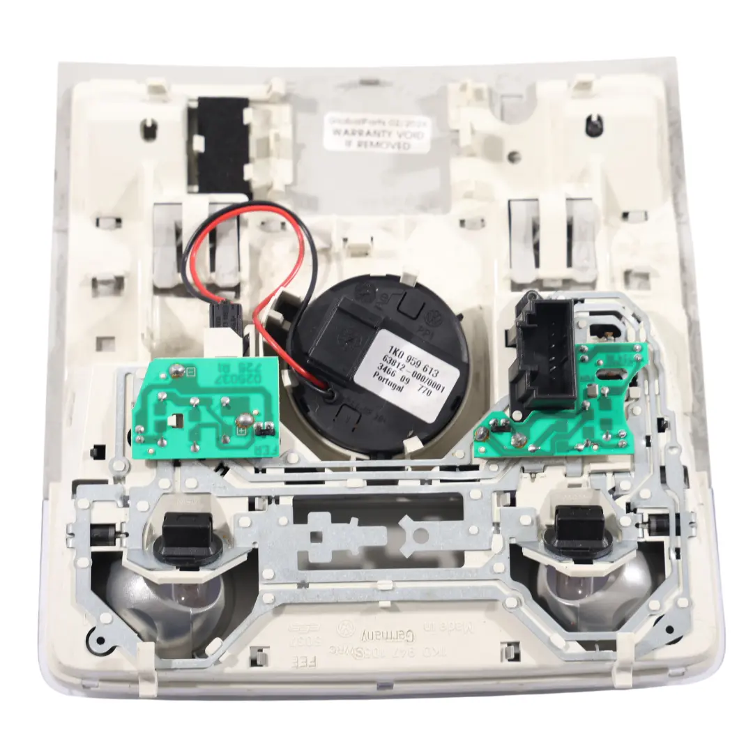 VW Golf Mk5 Jetta Mk5 Innenraum Dach Beleuchtung Bedienfeld Grau - SKU 1K0947105S - Teilenummer 1K0947105S