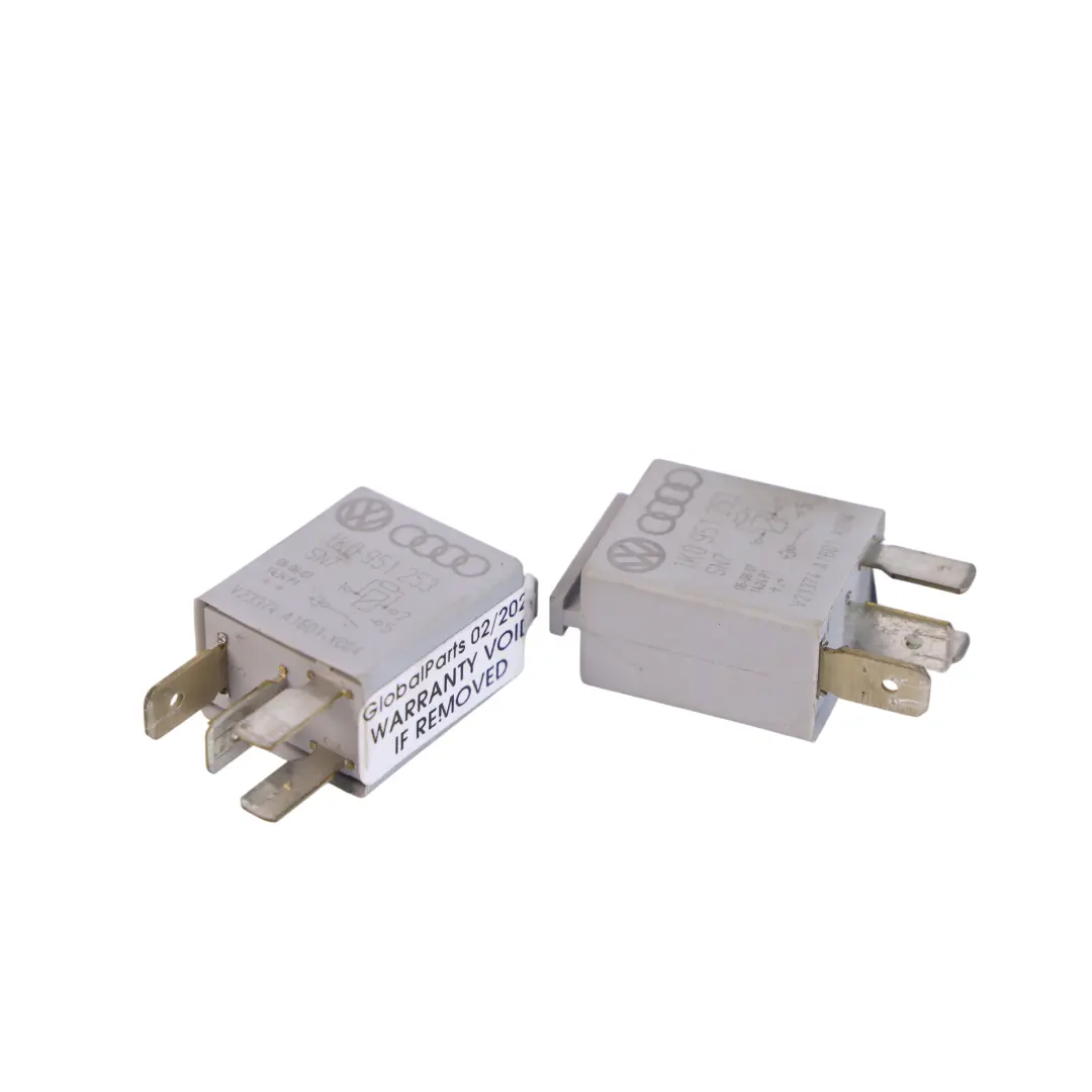 VW Volkswagen Audi Relais De Siège 449 12V 30A, Module 4 Broches X2 - SKU 1K0951253-2 - Numéro de pièce 1K0951253