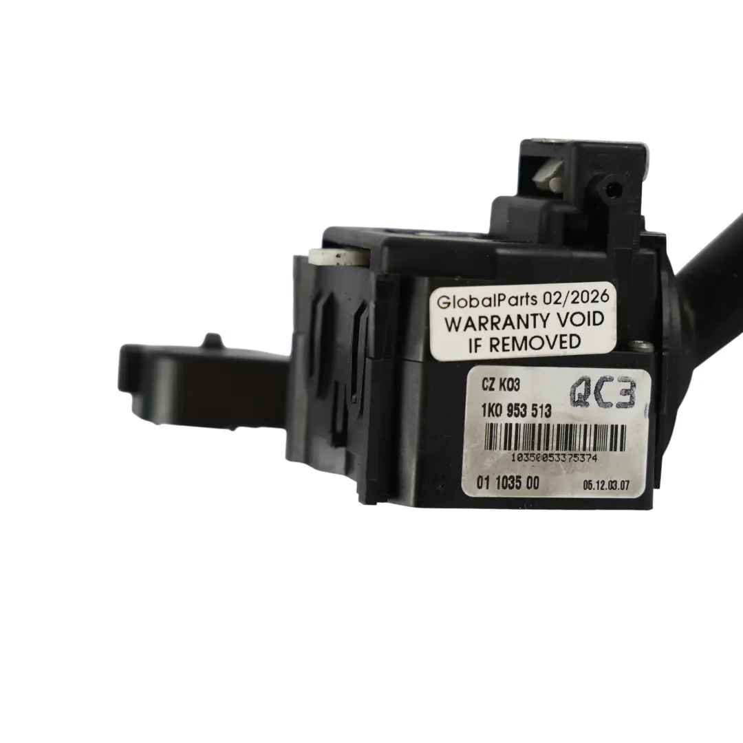 Interruttore dell'unità controllo dell'indicatore piantone per Audi A3 8P con numero di parte 1K0953513 Audi A3 8P Interruttore dell'unità controllo dell'indicatore piantone - SKU 1K0953513 - Numero di parte 1K0953513