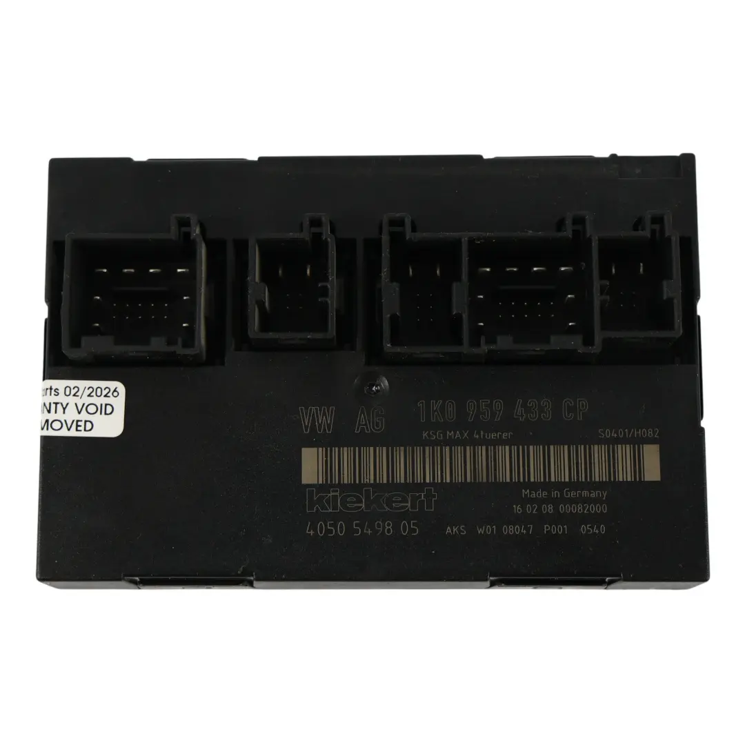 VW Volkswagen Caddy 2K Komfort Steuergerät Modul - SKU 1K0959433CP - Teilenummer 1K0959433CP