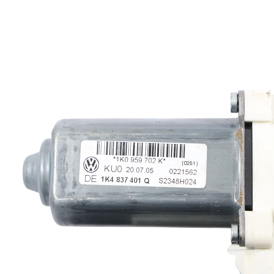 Mk5 Puerta Delantera Ventana Regulador Motor Lado Pasajero para VW Golf con número de pieza 1K0959702K VW Golf Mk5 Puerta Delantera Ventana Regulador Motor Lado Pasajero - SKU 1K0959702K-2 - Número de pieza 1K0959702K