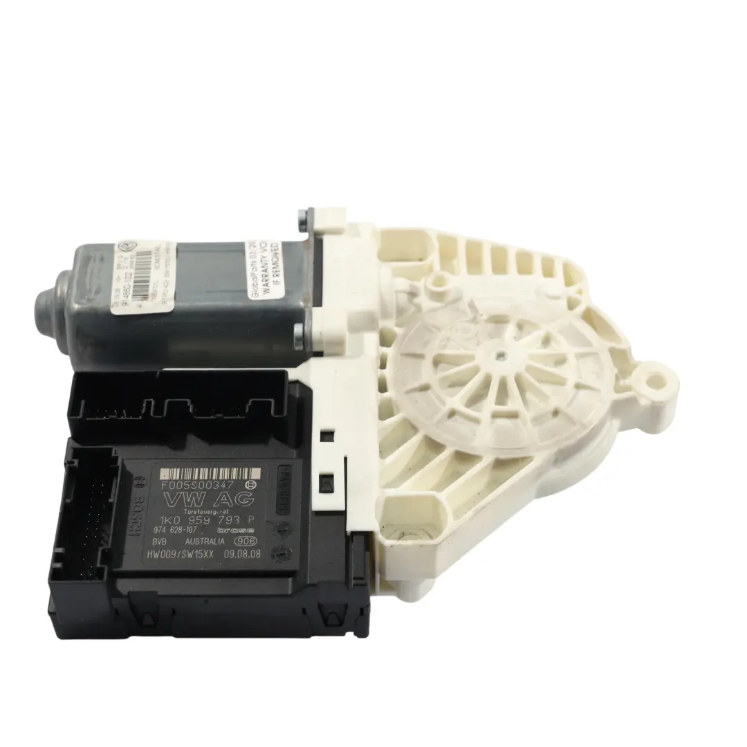 Door Window Lifter Motor Front Right O/S to Volkswagen Passat CC with Part number 1K0959793P Volkswagen Passat CC Door Window Lifter Motor Front Right O/S - SKU RHD-1K0959793P - Part number 1K0959793P