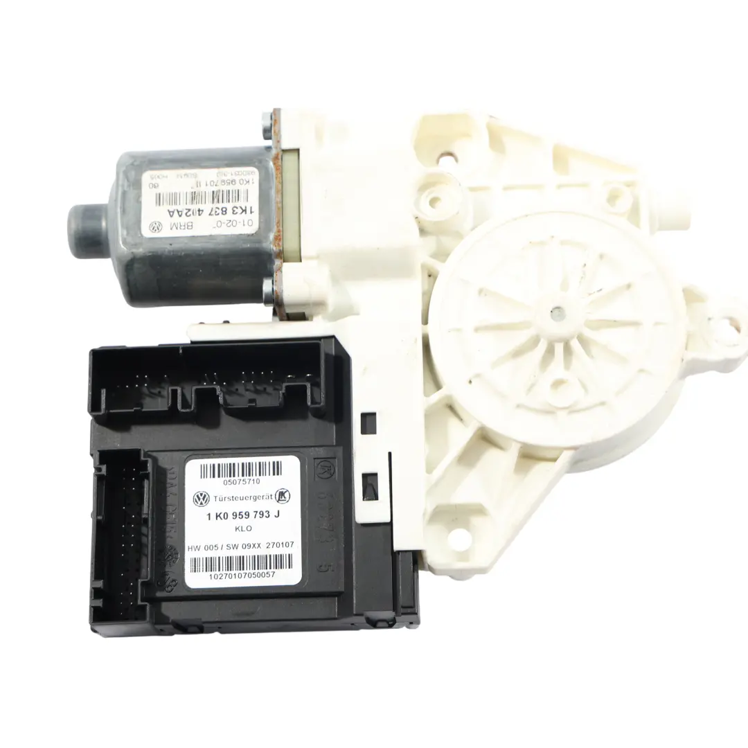 Volkswagen Golf Mk5 Front Door Window Regulator Motor Driver Side - SKU RHD-1K3837402AA - Part number 1K3837402AA
