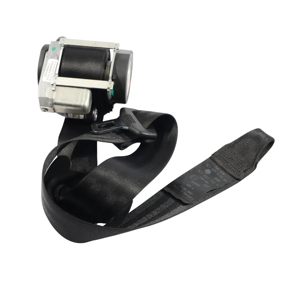 VW Volkswagen Golf Mk5 V Interior Seat Belt Seatbelt Front Left N/S - SKU RHD-1K3857705H - Part number 1K3857705H