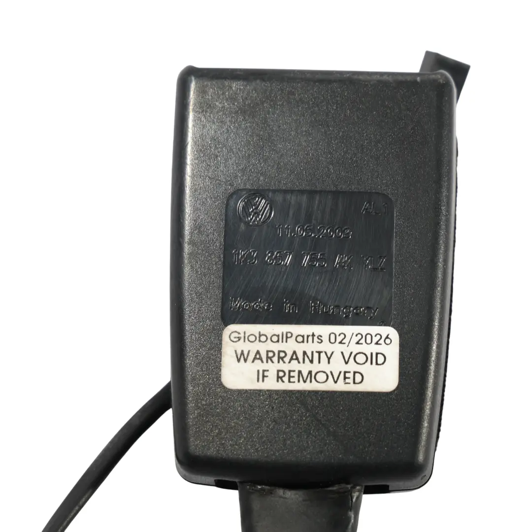 VW Volkswagen Golf Mk6 Boucle De Ceinture De Sécurité Avant Gauche - SKU 1K3857755AK - Numéro de pièce 1K3857755AK