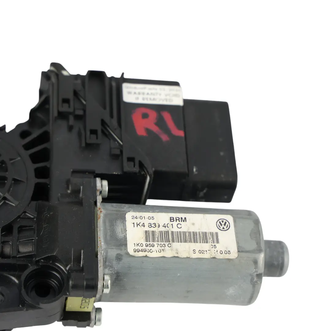 Mk6 Electric Regulator Window Motor Rear Left N/S to VW Volkswagen Golf with Part number 1K4839401C VW Volkswagen Golf Mk6 Electric Regulator Window Motor Rear Left N/S - SKU 1K4839401C - Part number 1K4839401C
