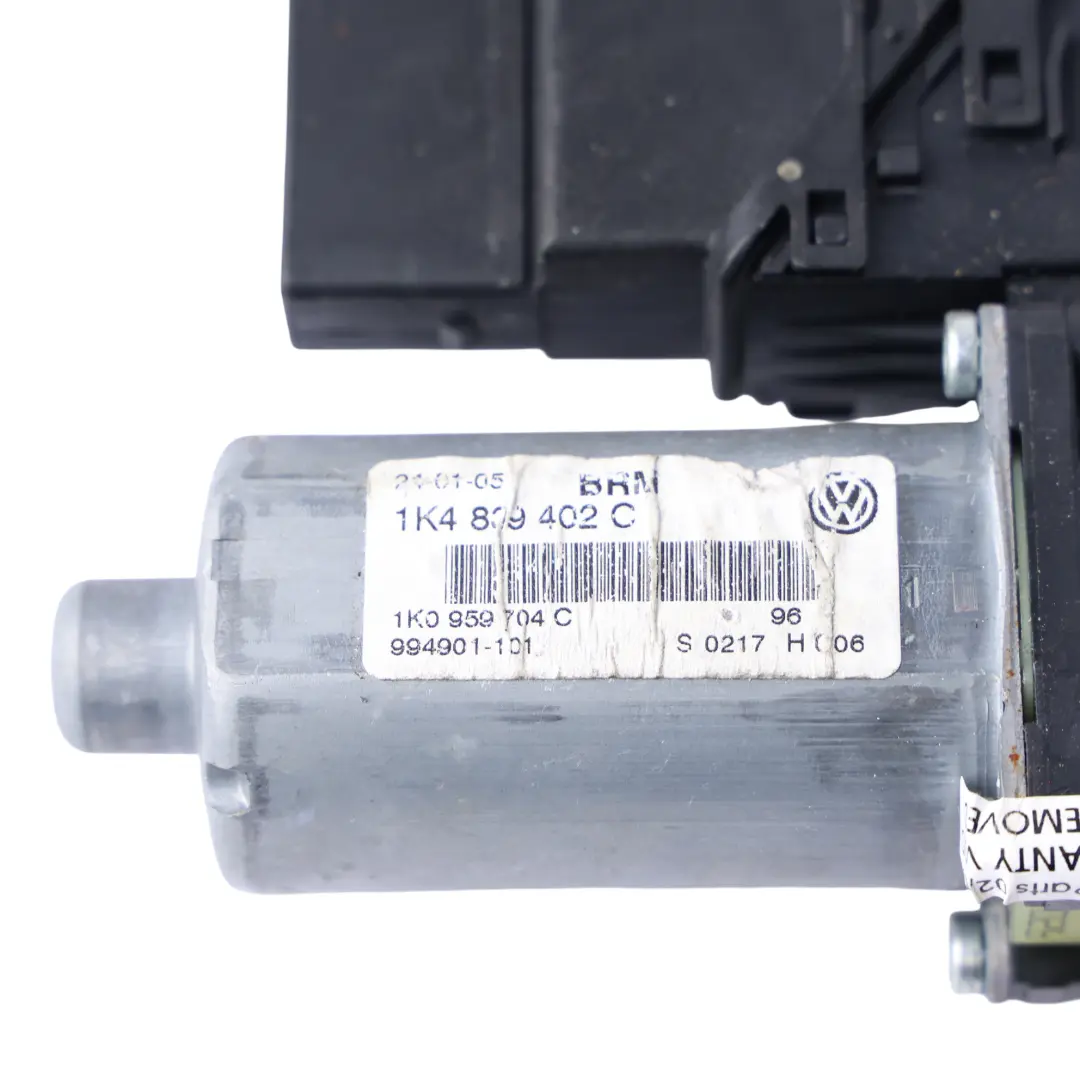 VW Volkswagen Golf Mk5 Silnik Podnośnika Szyby Prawy Tył - SKU 1K4839402C - Numer Części 1K4839402C