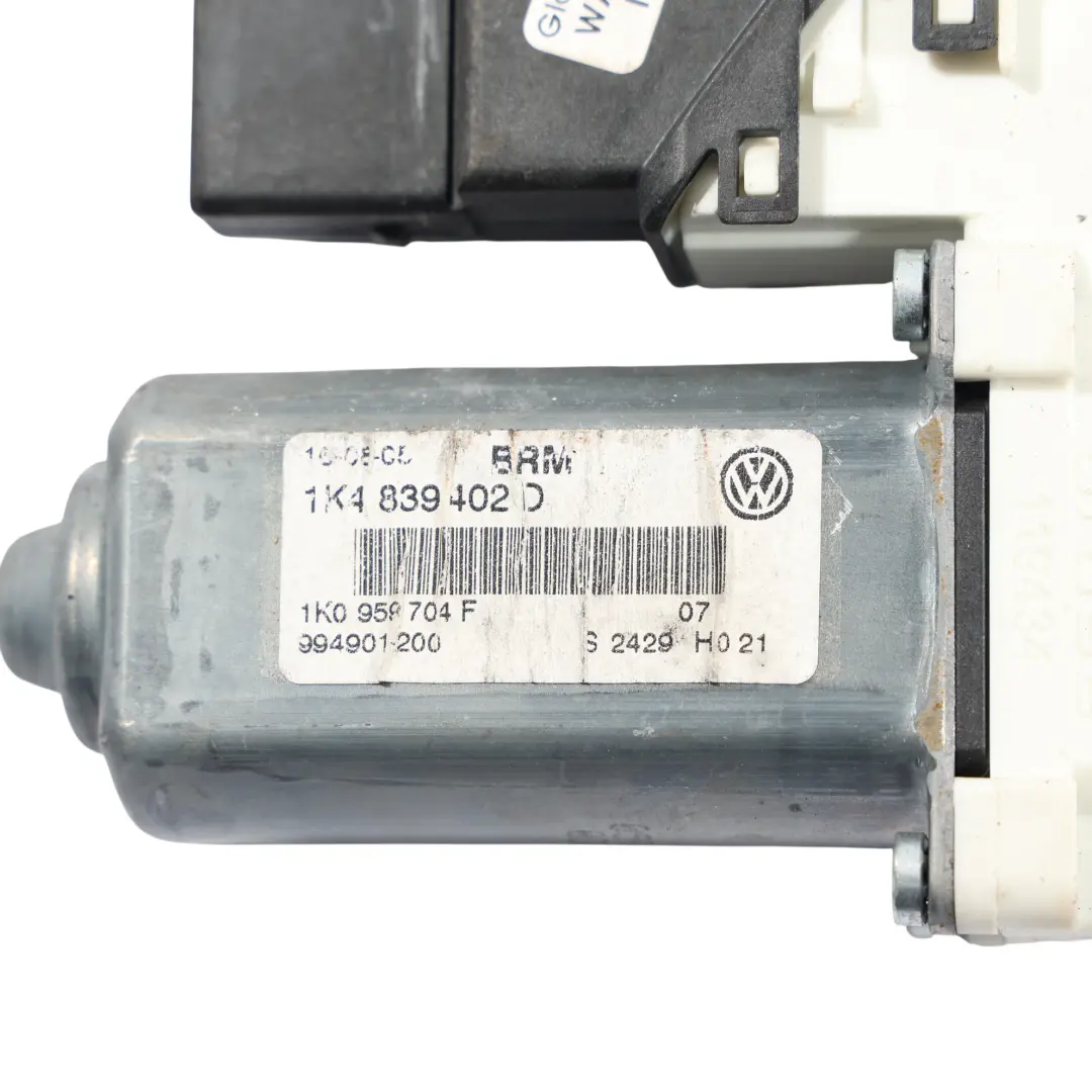 VW Volkswagen Golf Mk5 Heckscheibenheber Regulator Motor Rechts - SKU 1K4839402D-1 - Teilenummer 1K4839402D