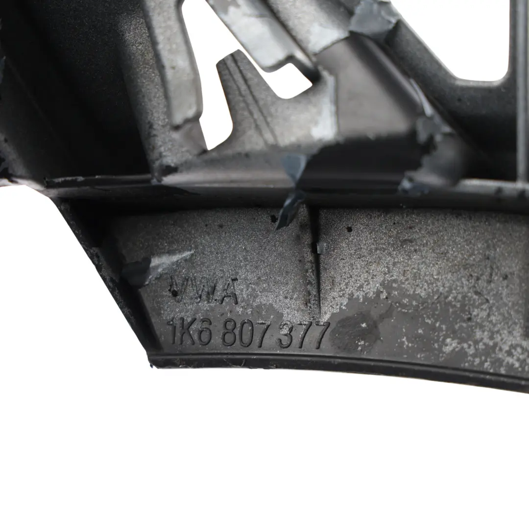 Mk5 1K Bumper Guide Profile Bracket Rear Left N/S to Volkswagen Golf with Part number 1K6807377 Volkswagen Golf Mk5 1K Bumper Guide Profile Bracket Rear Left N/S - SKU 1K6807377 - Part number 1K6807377