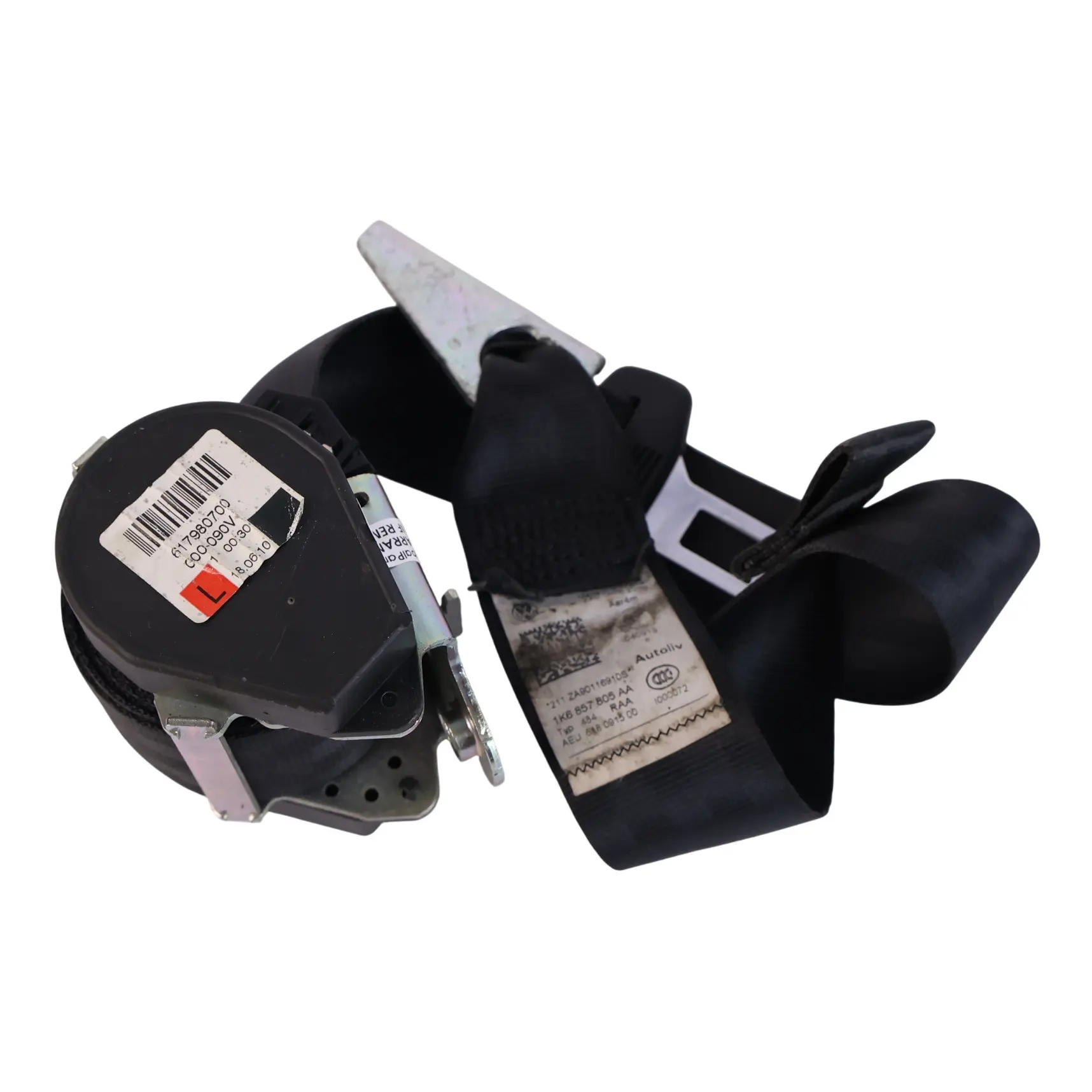 Volkswagen Golf Mk6 Ceinture Sécurité Arrière Gauche Arrière Gauche 1K6857805AA