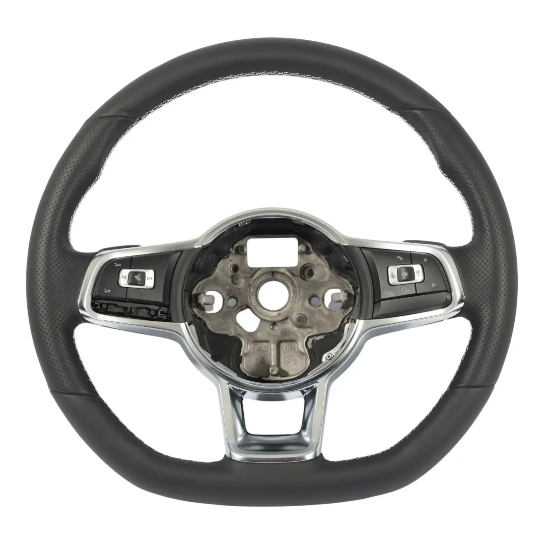 Volkswagen Scirocco Lenkrad NEU Schwarz Leder Flach Unten - SKU 1K8419091AG-1 - Teilenummer 1K8419091AG