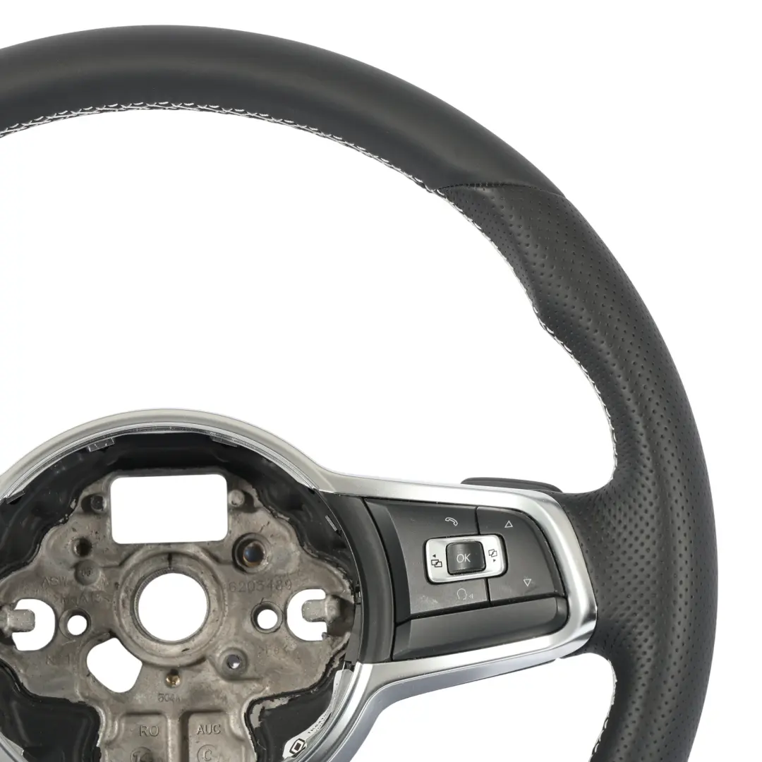 NUOVO Pelle Nera Fondo Piatto per Volkswagen Scirocco Volante con numero di parte 1K8419091AG Volkswagen Scirocco Volante NUOVO Pelle Nera Fondo Piatto - SKU 1K8419091AG-1 - Numero di parte 1K8419091AG