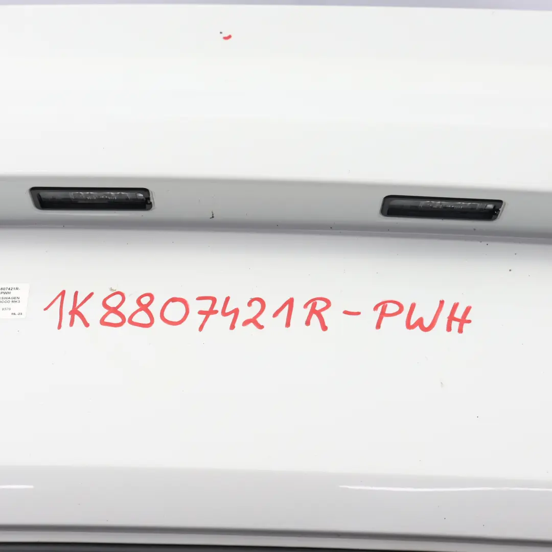 Volkswagen VW Scirocco Mk3 Rear Bumper Facelift Panel Cover Pure White - C9A - SKU 1K8807421R-PWH - Part number 1K8807421R