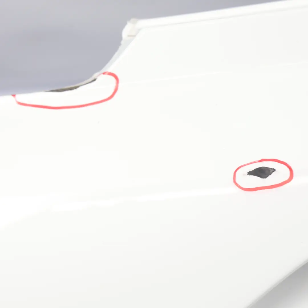 Volkswagen VW Scirocco Mk3 Rear Bumper Facelift Panel Cover Pure White - C9A - SKU 1K8807421R-PWH - Part number 1K8807421R