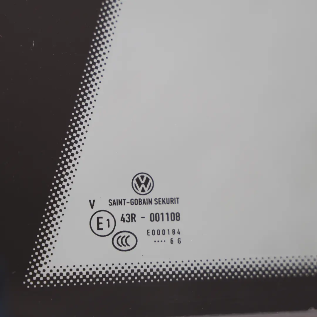 Mk3 Rear Window Quarter Glass Tinted 90% Rear Left N/S to VW Scirocco with Part number 1K8845041R VW Scirocco Mk3 Rear Window Quarter Glass Tinted 90% Rear Left N/S - SKU 1K8845041R - Part number 1K8845041R