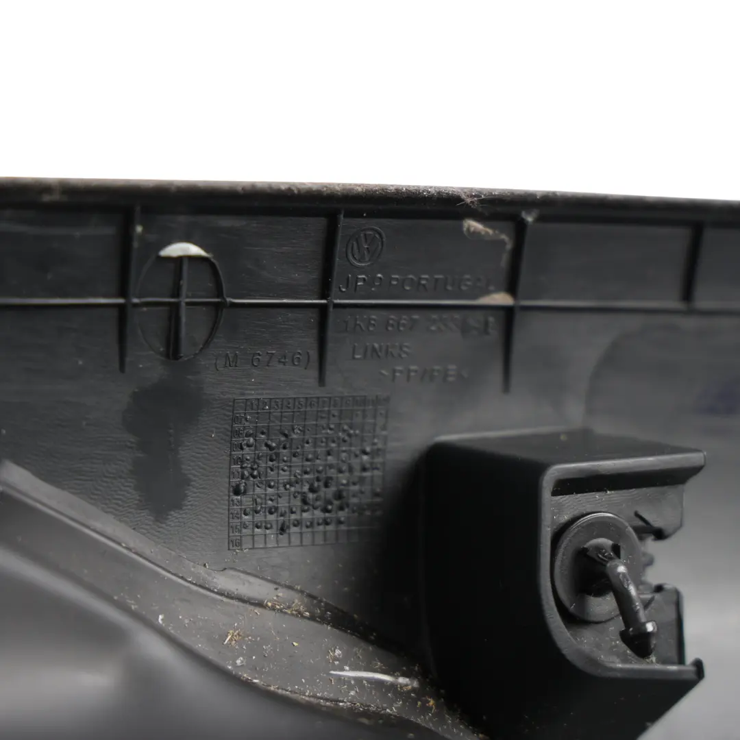 Mk3 A-Pillar Cover Trim Panel Upper Left N/S Black to VW Scirocco with Part number 1K8867233B VW Scirocco Mk3 A-Pillar Cover Trim Panel Upper Left N/S Black - SKU 1K8867233B - Part number 1K8867233B