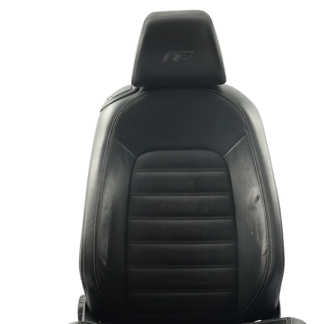 Mk3 Seat Front Right O/S Heated Fabric Cloth Black Grey to Volkswagen Scirocco with Part number 1K8881805AT Volkswagen Scirocco Mk3 Seat Front Right O/S Heated Fabric Cloth Black Grey - SKU 1K8881805AT-3 - Part number 1K8881805AT