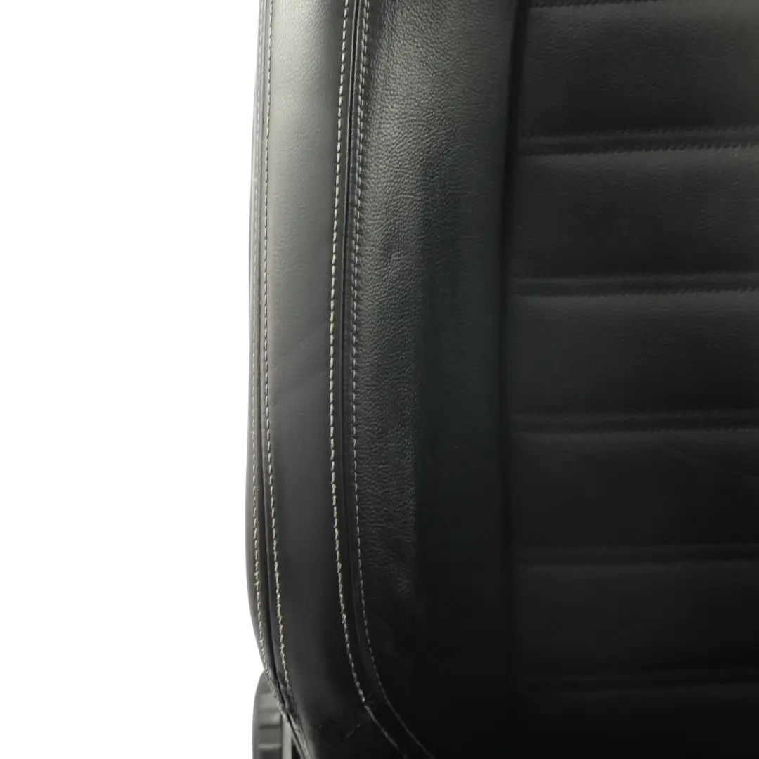 Volkswagen Scirocco Mk3 Seat Front Right O/S Heated Fabric Cloth Black Grey - SKU 1K8881805AT-3 - Part number 1K8881805AT