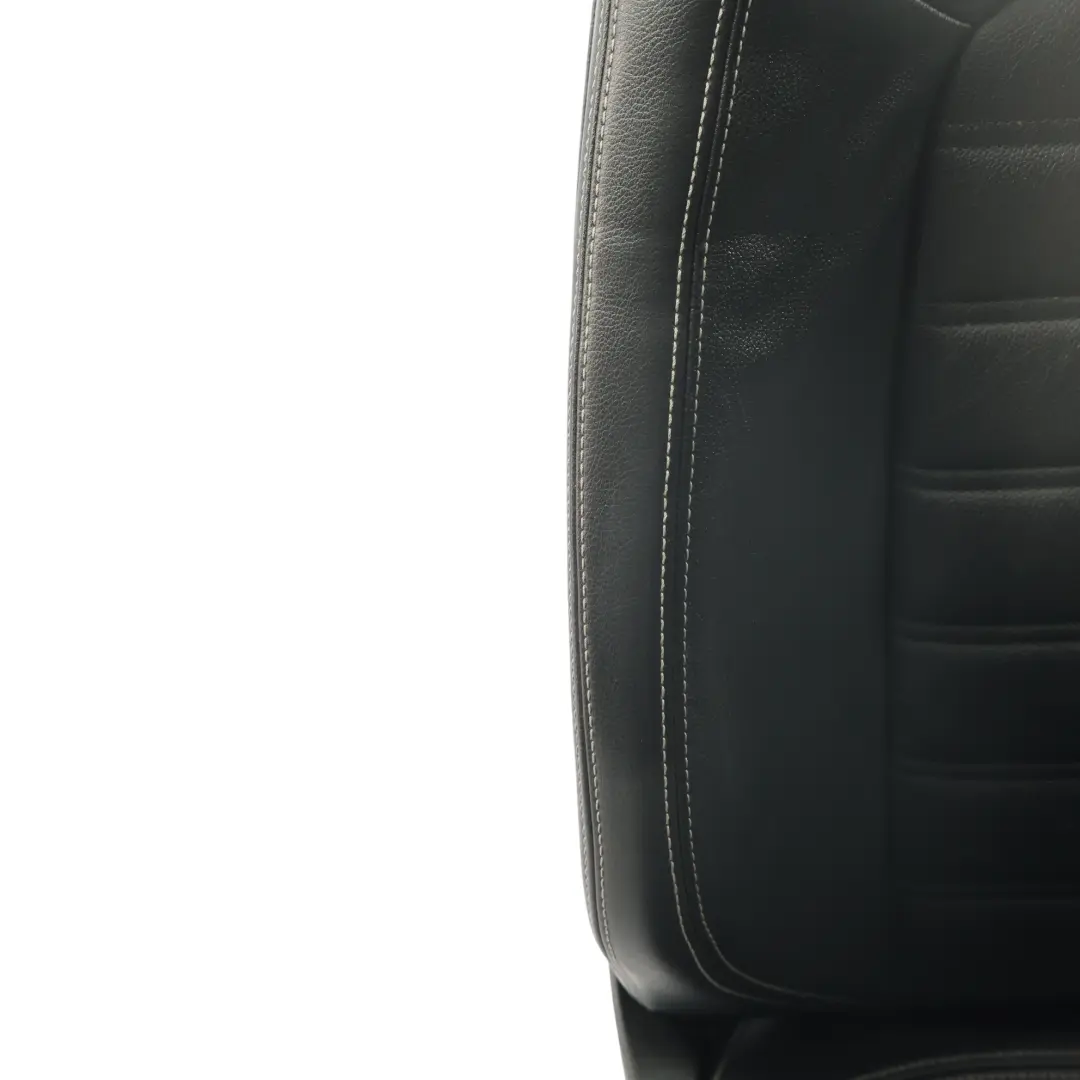 Volkswagen Scirocco R Mk3 3D Fotel Przedni Lewy Grzany Skóra Czarny - SKU 1K8881805AT-4 - Numer Części 1K8881805AT