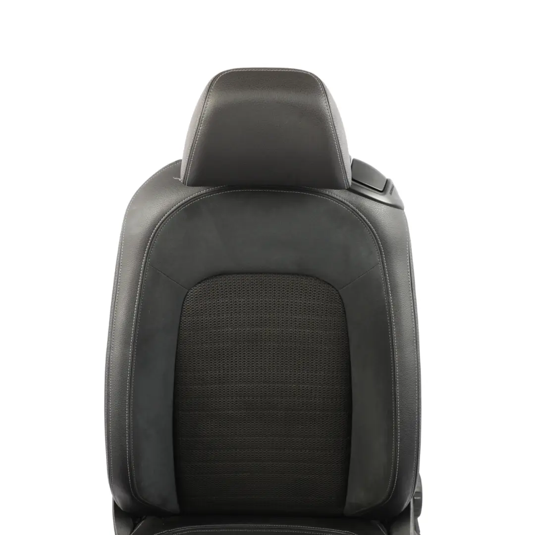 Volkswagen Scirocco Mk3 Front Seat Sport Leather Alcantara Black Left N/S - SKU 1K8881805CM-1 - Part number 1K8881805CM