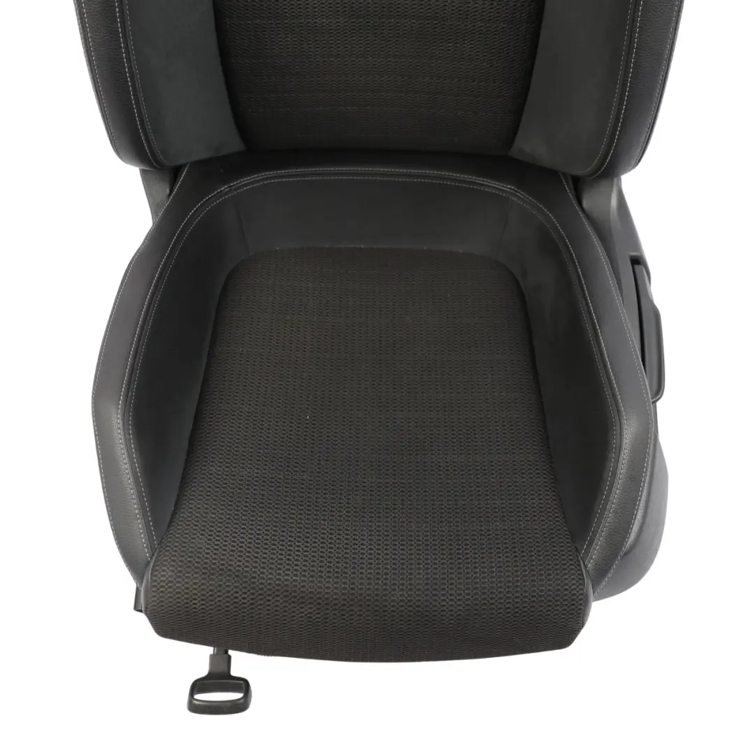 Volkswagen Scirocco Mk3 Fotel Lewy Przedni Sportowy Skóra Alcantara Czarna - SKU 1K8881805CM-1 - Numer Części 1K8881805CM