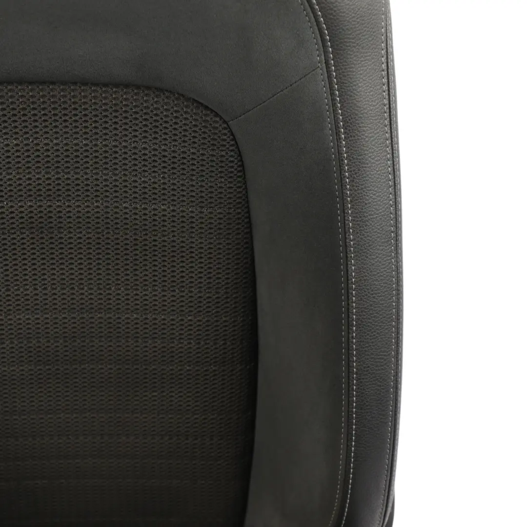 Volkswagen Scirocco Mk3 Fotel Lewy Przedni Sportowy Skóra Alcantara Czarna - SKU 1K8881805CM-1 - Numer Części 1K8881805CM