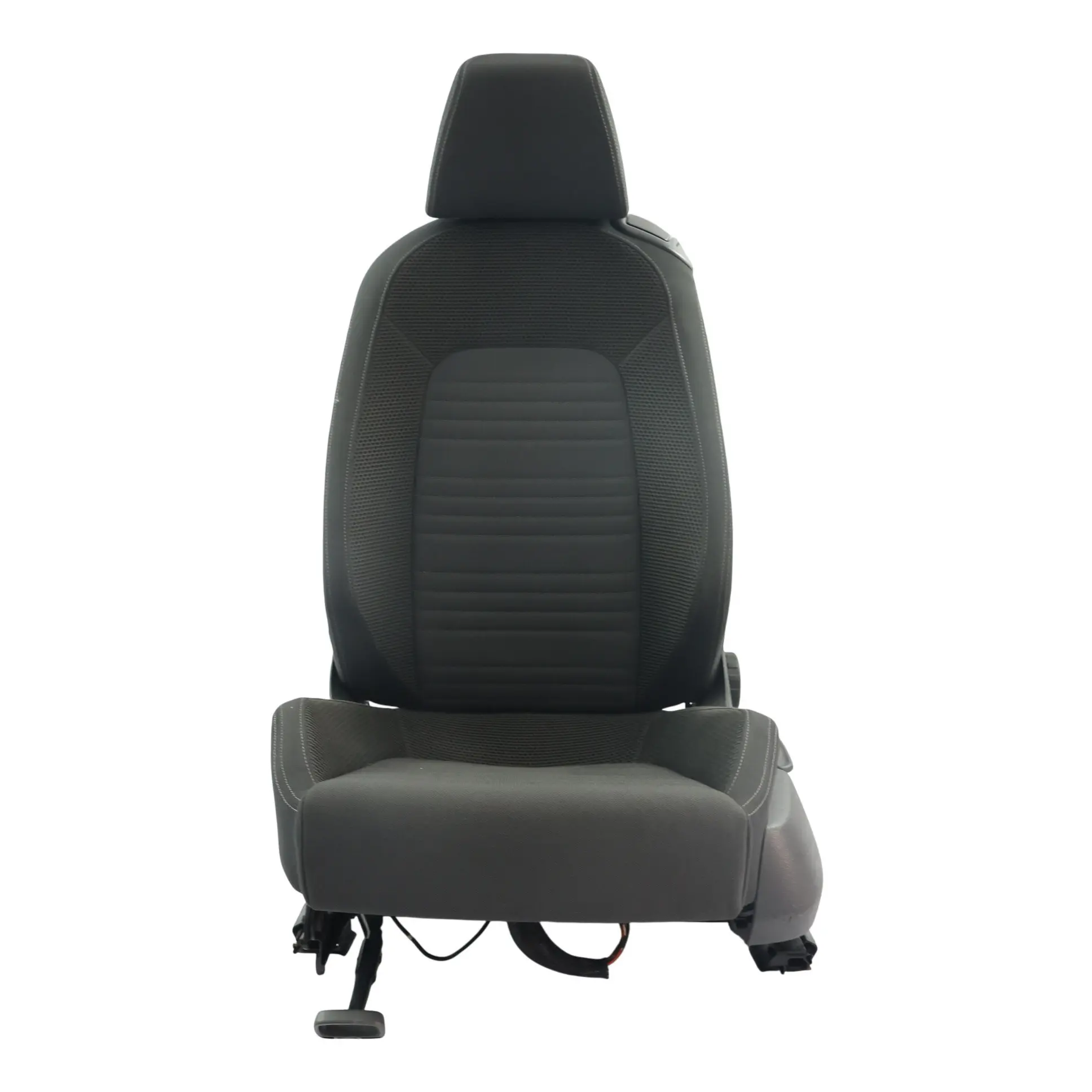 Volkswagen Scirocco MK3 Asiento Delantero Izquierdo Calefactado Tela Negro Gris
