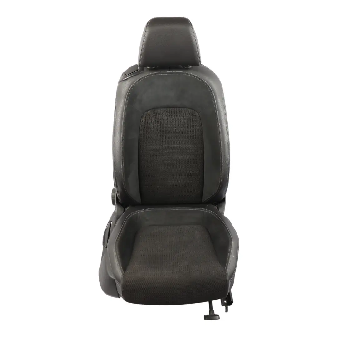 Volkswagen Scirocco Mk3 Front Seat Sport Leather Alcantara Black Right O/S - SKU 1K8881806CL-1 - Part number 1K8881806CL