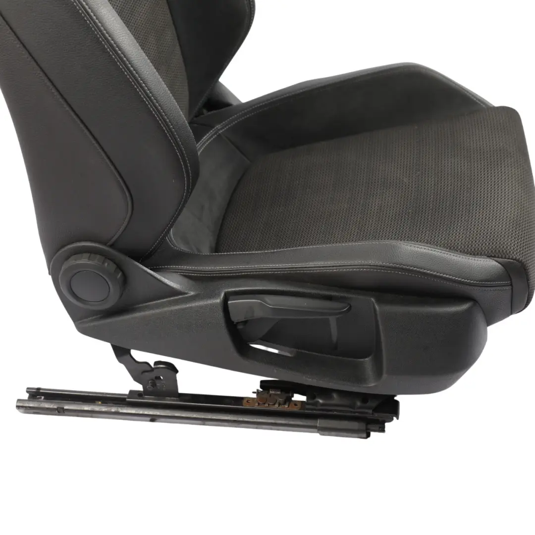 Mk3 Front Seat Sport Leather Alcantara Black Right O/S to Volkswagen Scirocco with Part number 1K8881806CL Volkswagen Scirocco Mk3 Front Seat Sport Leather Alcantara Black Right O/S - SKU 1K8881806CL-1 - Part number 1K8881806CL