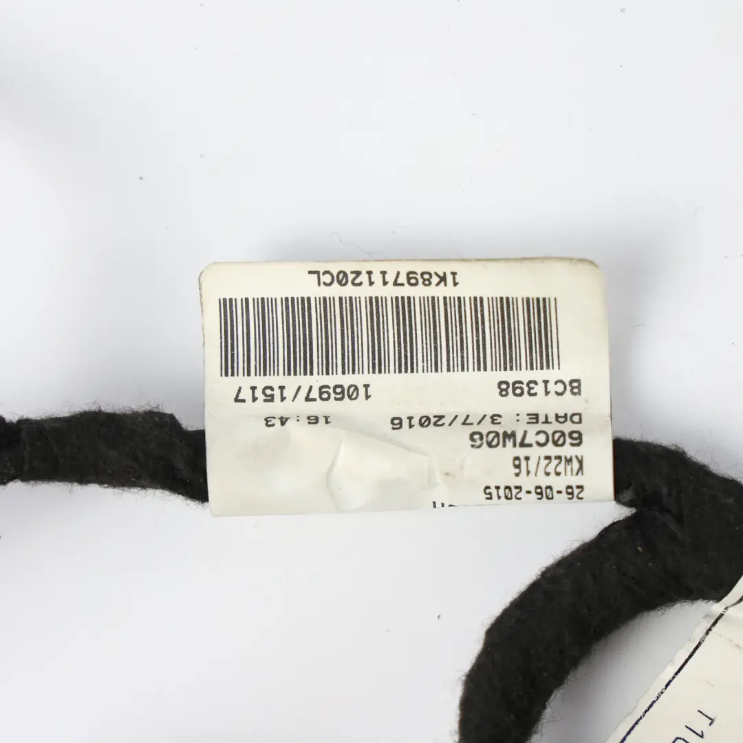 Mk3 Door Wiring Harness Loom Driver's Side to Volkswagen VW Scirocco with Part number 1K8971120CL Volkswagen VW Scirocco Mk3 Door Wiring Harness Loom Driver's Side - SKU RHD-1K8971120CL - Part number 1K8971120CL