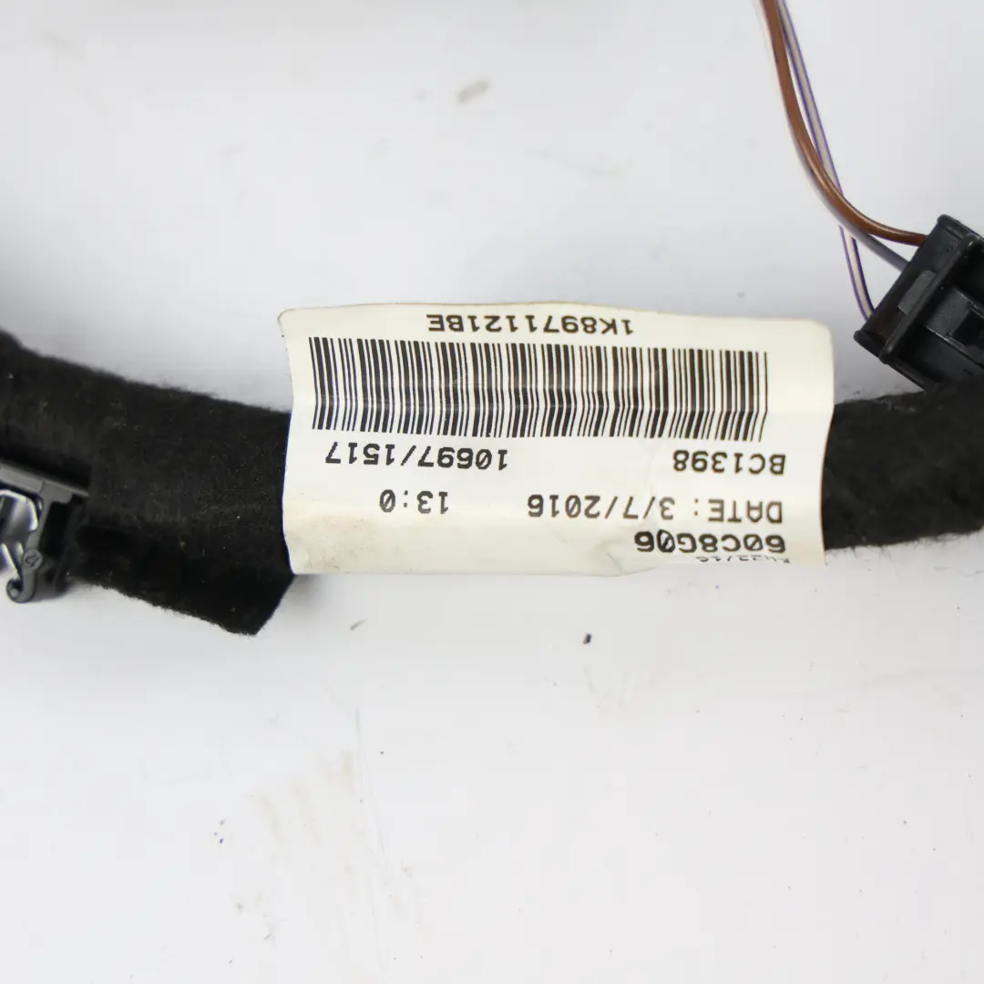 Mk3 Passenger Door Wiring Harness Loom Cable to Volkswagen VW Scirocco with Part number 1K8971121BE Volkswagen VW Scirocco Mk3 Passenger Door Wiring Harness Loom Cable - SKU RHD-1K8971121BE - Part number 1K8971121BE