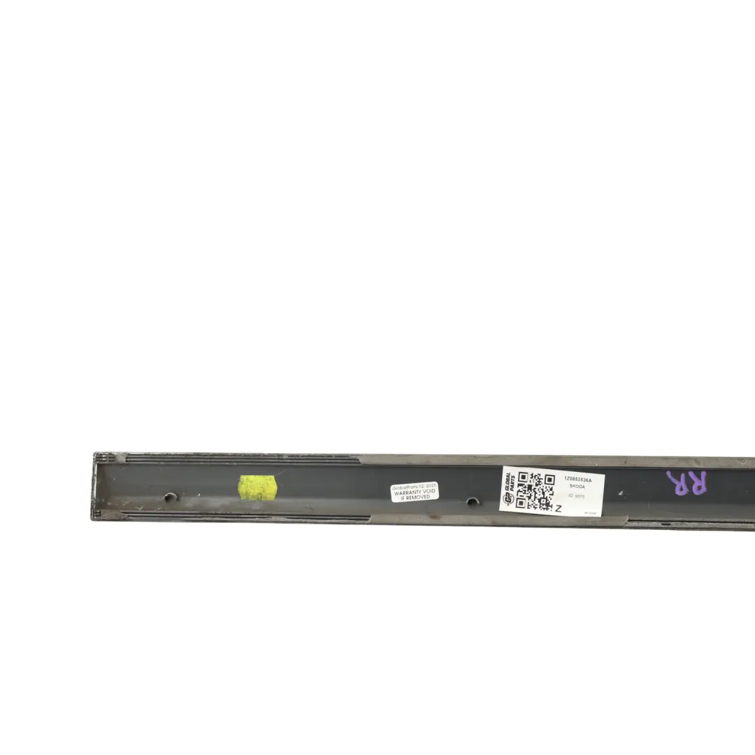 Skoda Octavia Mk2 1Z Door Trim Protection Strip Cover Rear Right O/S - SKU 1Z0853536A - Part number 1Z0853536A