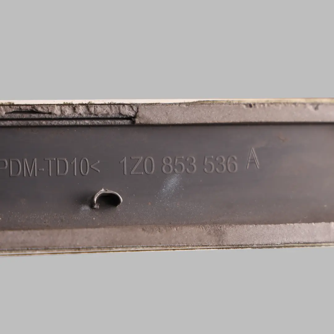 Skoda Octavia Mk2 1Z Door Trim Strip Rear Right O/S Candy White - B9A / F9E - SKU 1Z0853536A-CAN - Part number 1Z0853536A